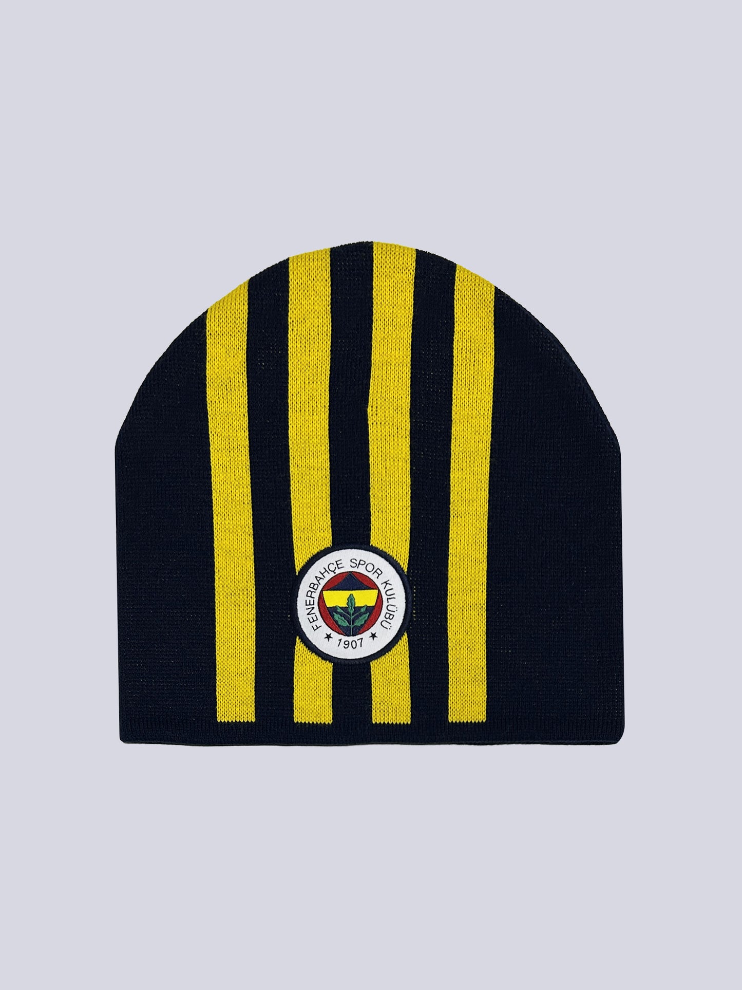 Fenerbahçe Sarı Lacivert Çubuklu Unisex Bere