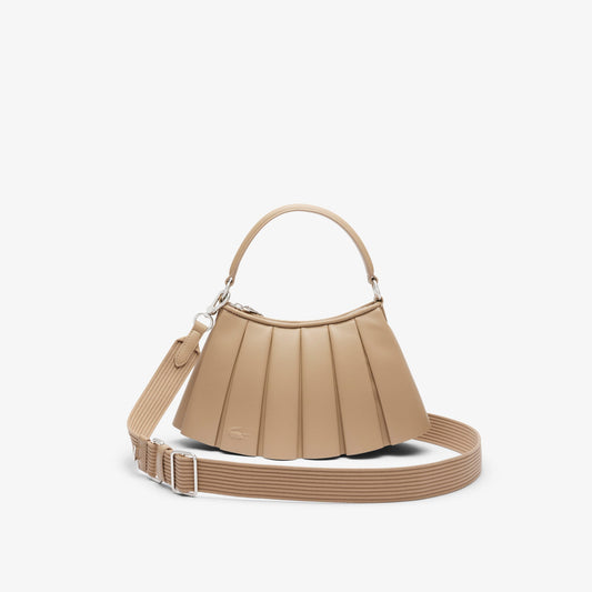 Small Lenglen Kadın Deri Bej Omuz Çantası