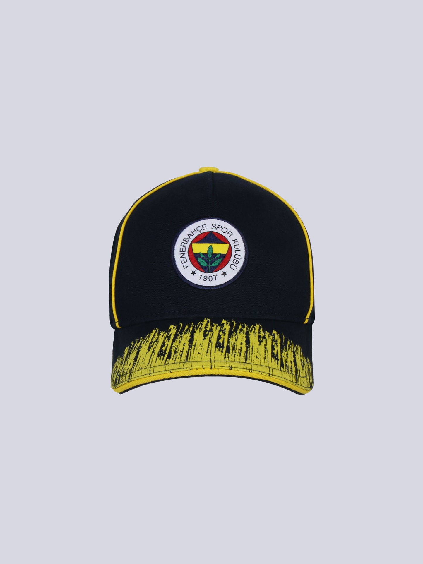 Fenerbahçe Lacivert Brush Detaylı Çocuk Şapka