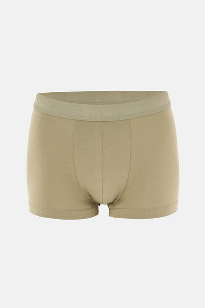 Lacivert-haki 5210 3'lü Desenli Pamuk Boxer