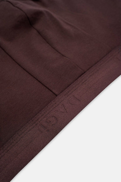 Kahverengi 5210 Desenli Pamuk Boxer