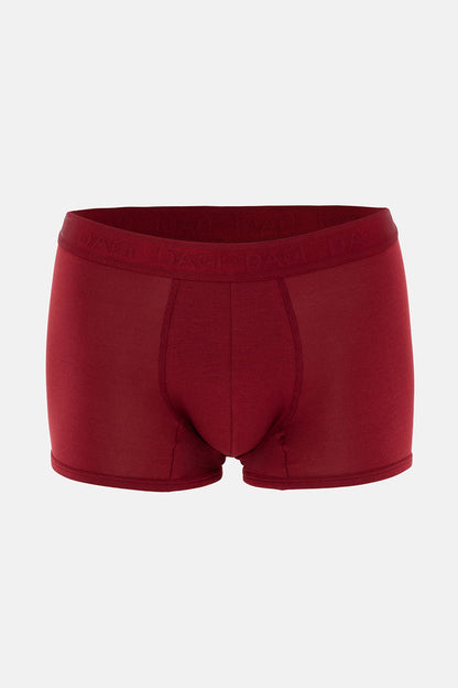 Gri-kırmıxı 4210 3'lü Desenli Micro Modal Boxer