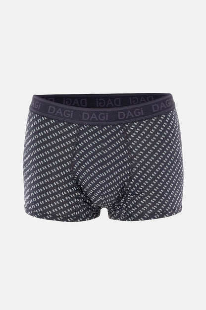 Antrasit-gri 4210 3'lü Desenli Micro Modal Boxer