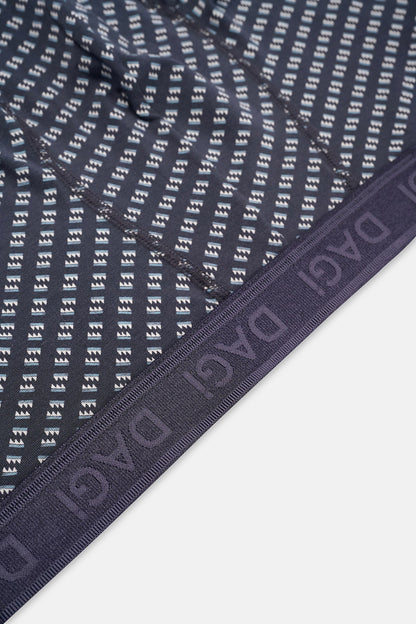 Antrasit-gri 4210 3'lü Desenli Micro Modal Boxer