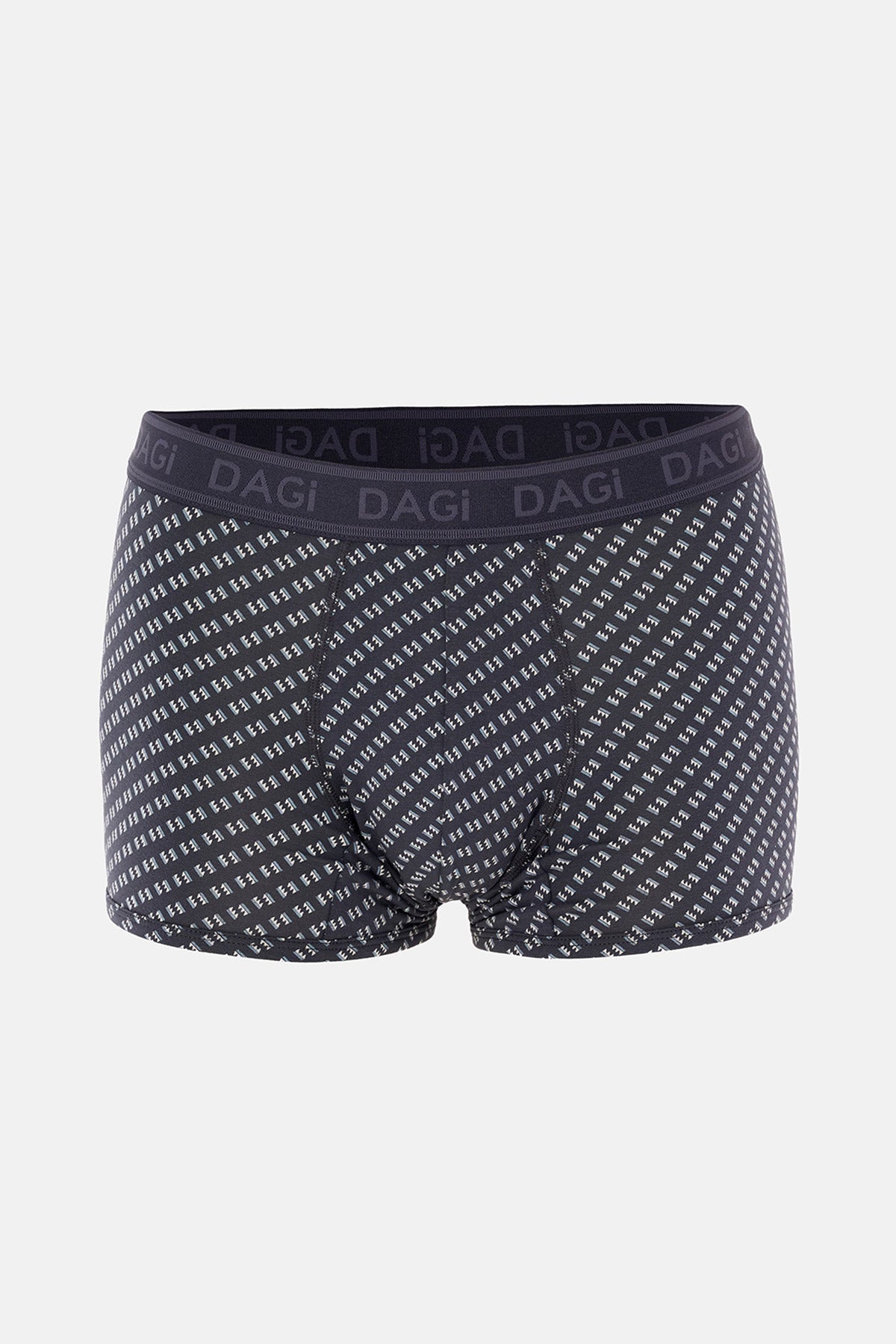 Antrasit-gri 4210 3'lü Desenli Micro Modal Boxer