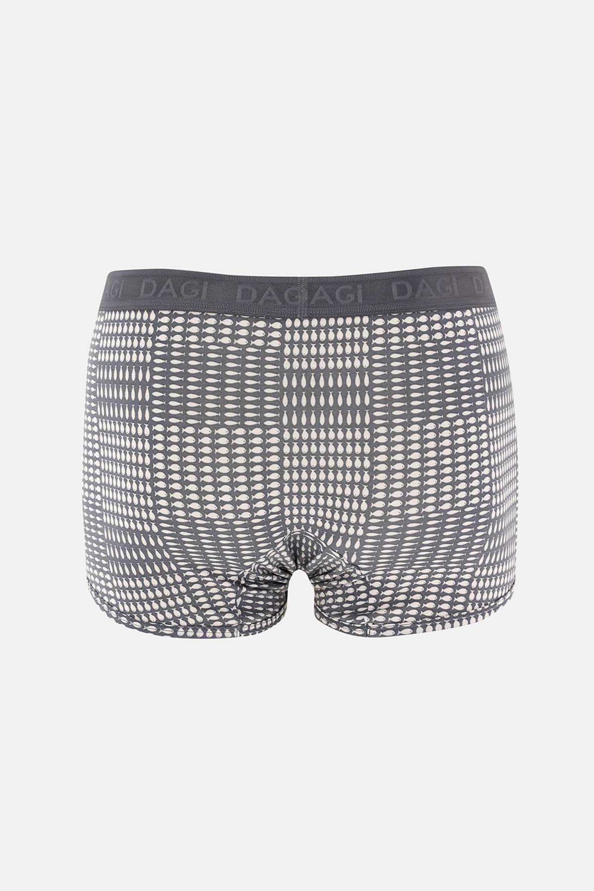 Gri 4210 Desenli Micro Modal Boxer
