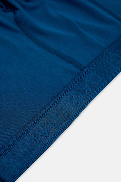Açık Mavi-mavi 4210 3'lü Desenli Micro Modal Boxer