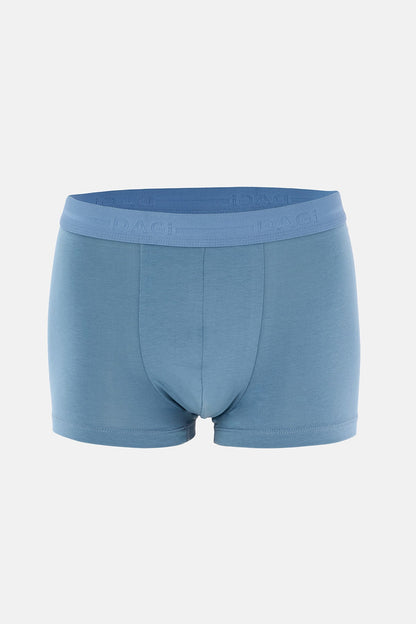 Açik Indigo-lacivert 5210 2'li Desenli Pamuk Boxer