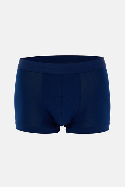 Açik Indigo-lacivert 5210 2'li Desenli Pamuk Boxer