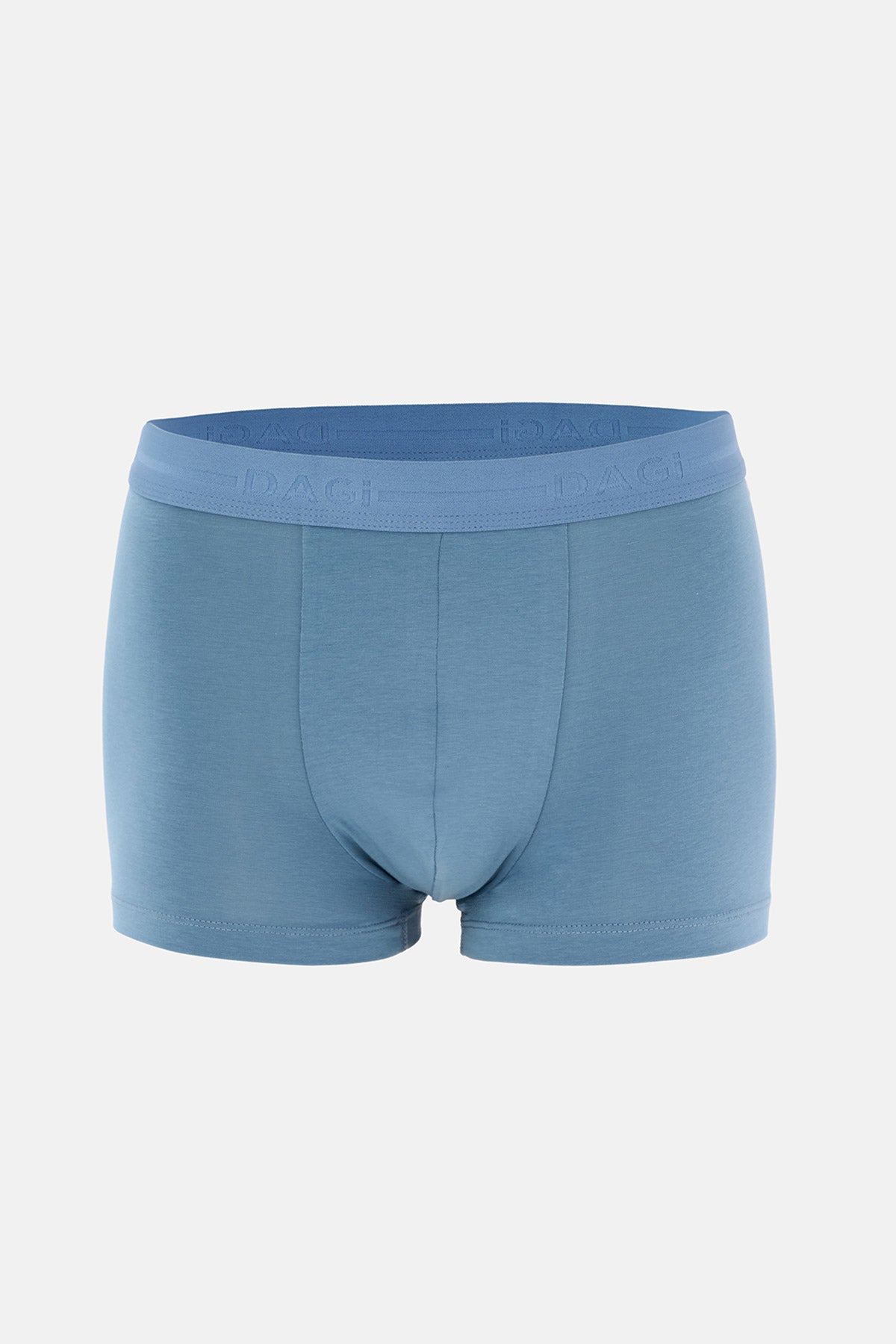 Açik Indigo-lacivert 5210 2'li Desenli Pamuk Boxer
