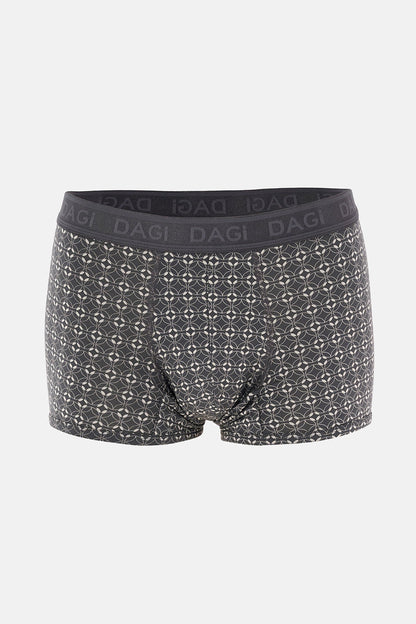 Antrasıt 4210 Desenli Micro Modal Boxer