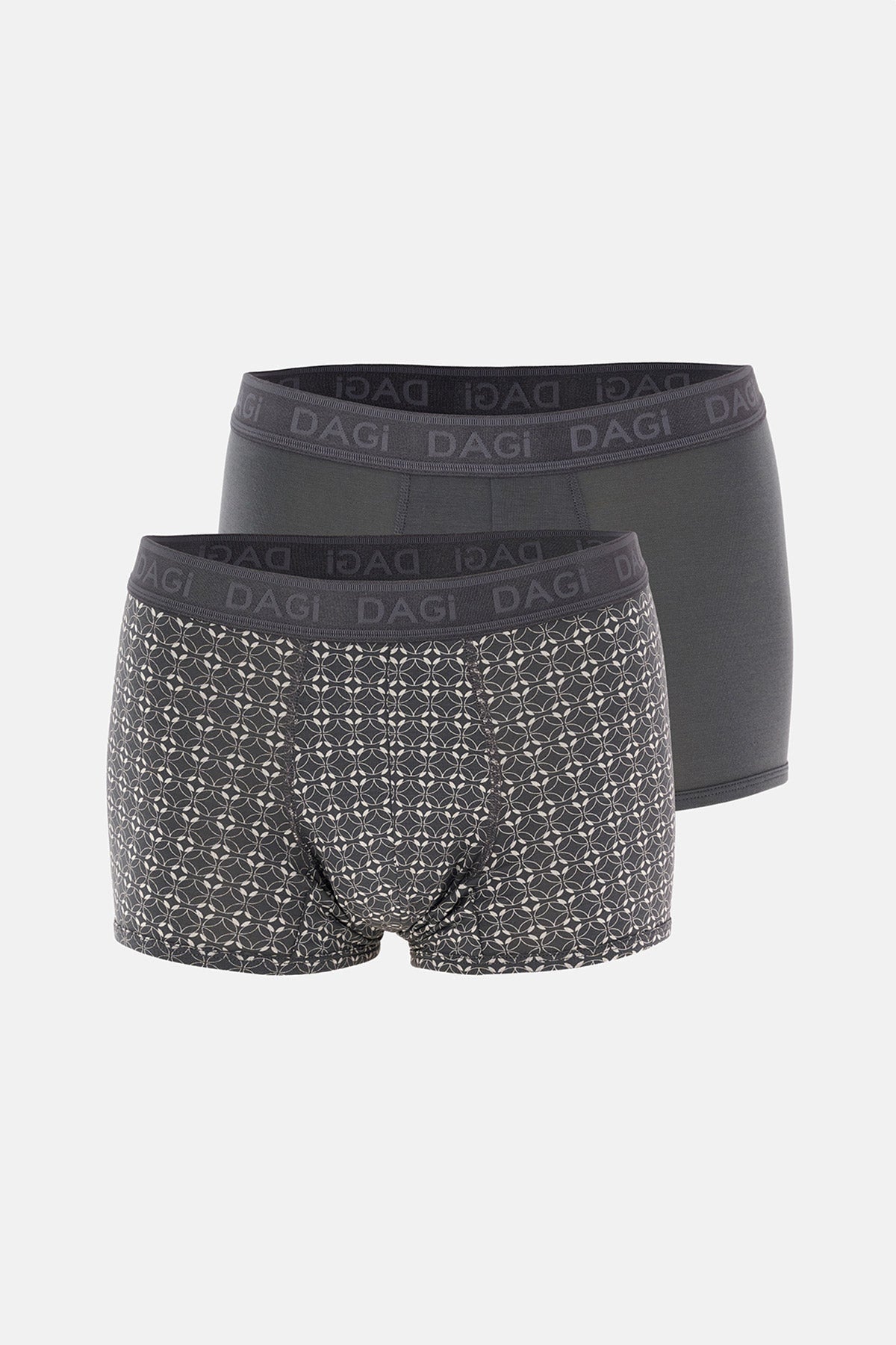 Antrasıt 4210 Desenli Micro Modal Boxer