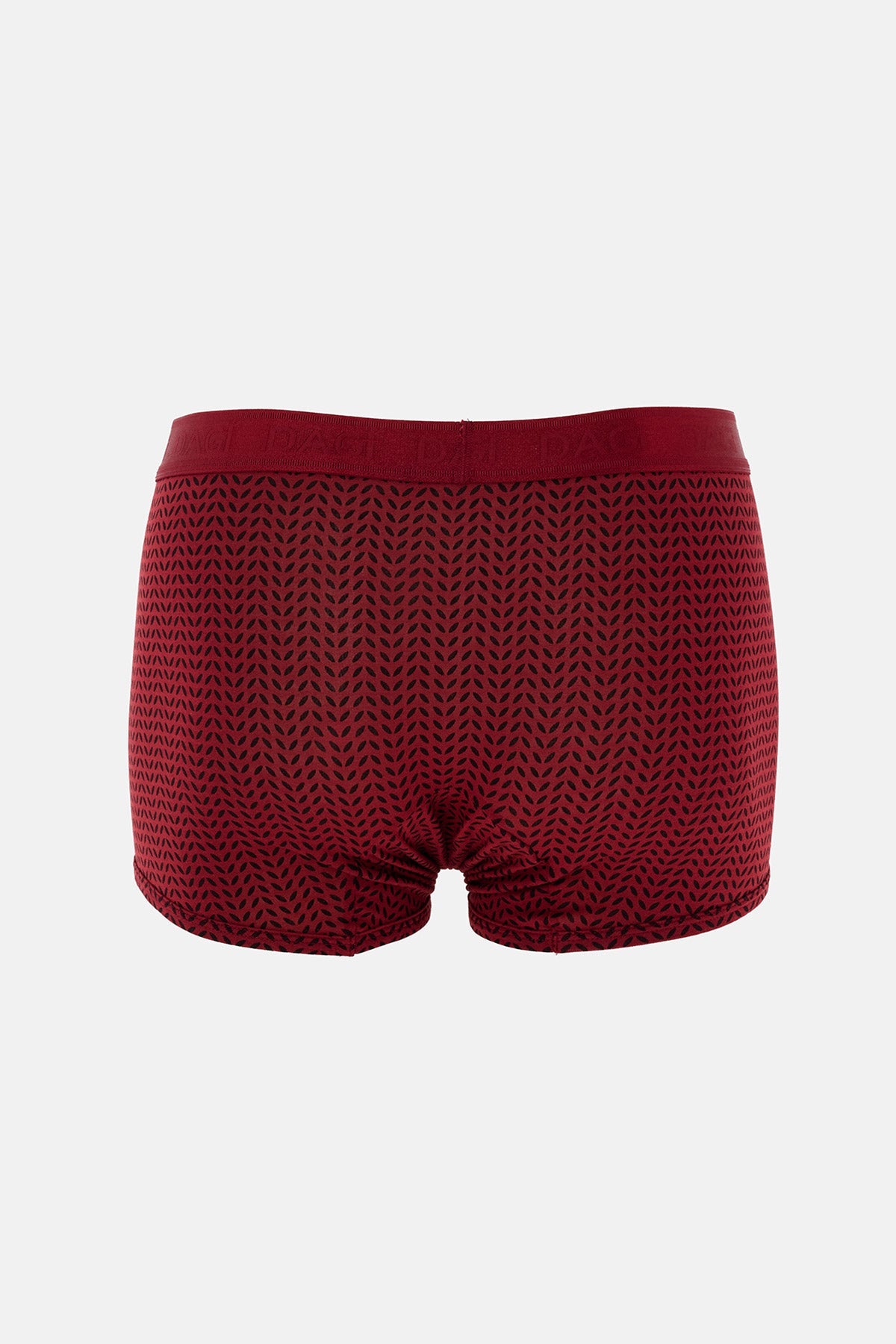 Kırmızı-siyah 4210 3'lü Desenli Micro Modal Boxer