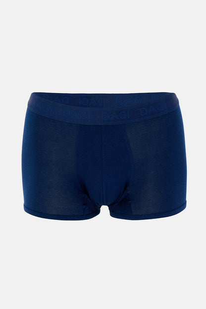 Lacivert-su Yeşili 4210 3'lü Desenli Micro Modal Boxer