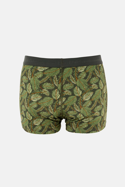 Koyu Kahve 5210 2'li Desenli Pamuk Boxer