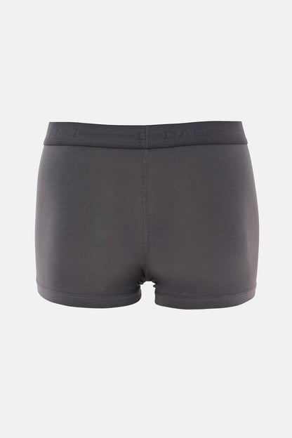 Antrasıt 5210 Desenli Pamuk Boxer