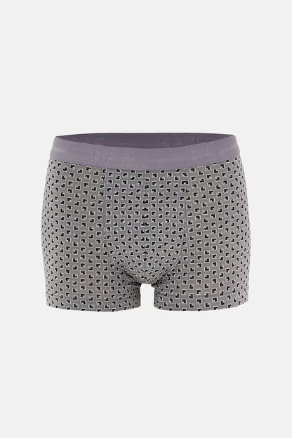 Gri 5210 Desenli Pamuk Boxer