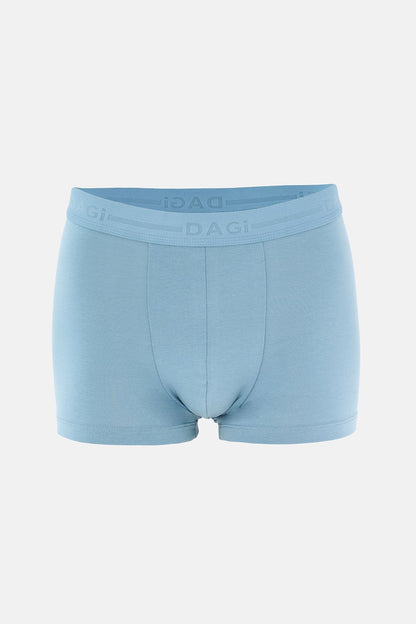 Açık Mavi-lacivert 5210 3'lü Desenli Pamuk Boxer