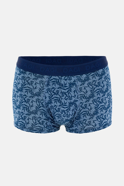 Açik Indigo-lacivert 4210 3'lü Desenli Micro Modal Boxer