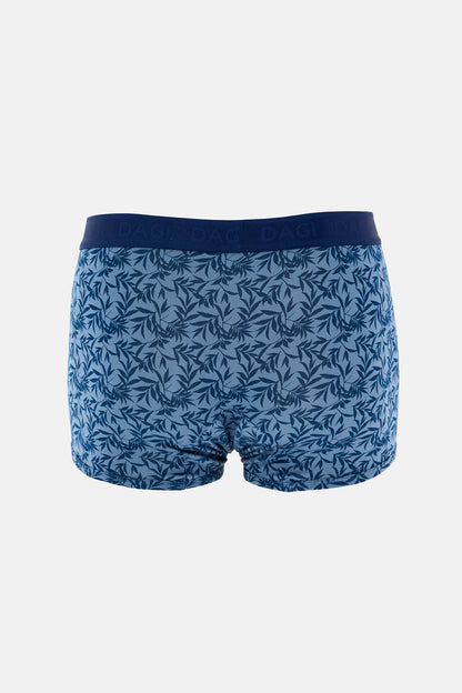 Açik Indigo-lacivert 4210 3'lü Desenli Micro Modal Boxer