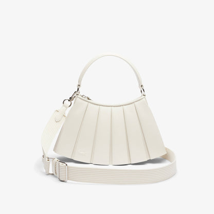 Small Lenglen Kadın Deri Bej Omuz Çantası