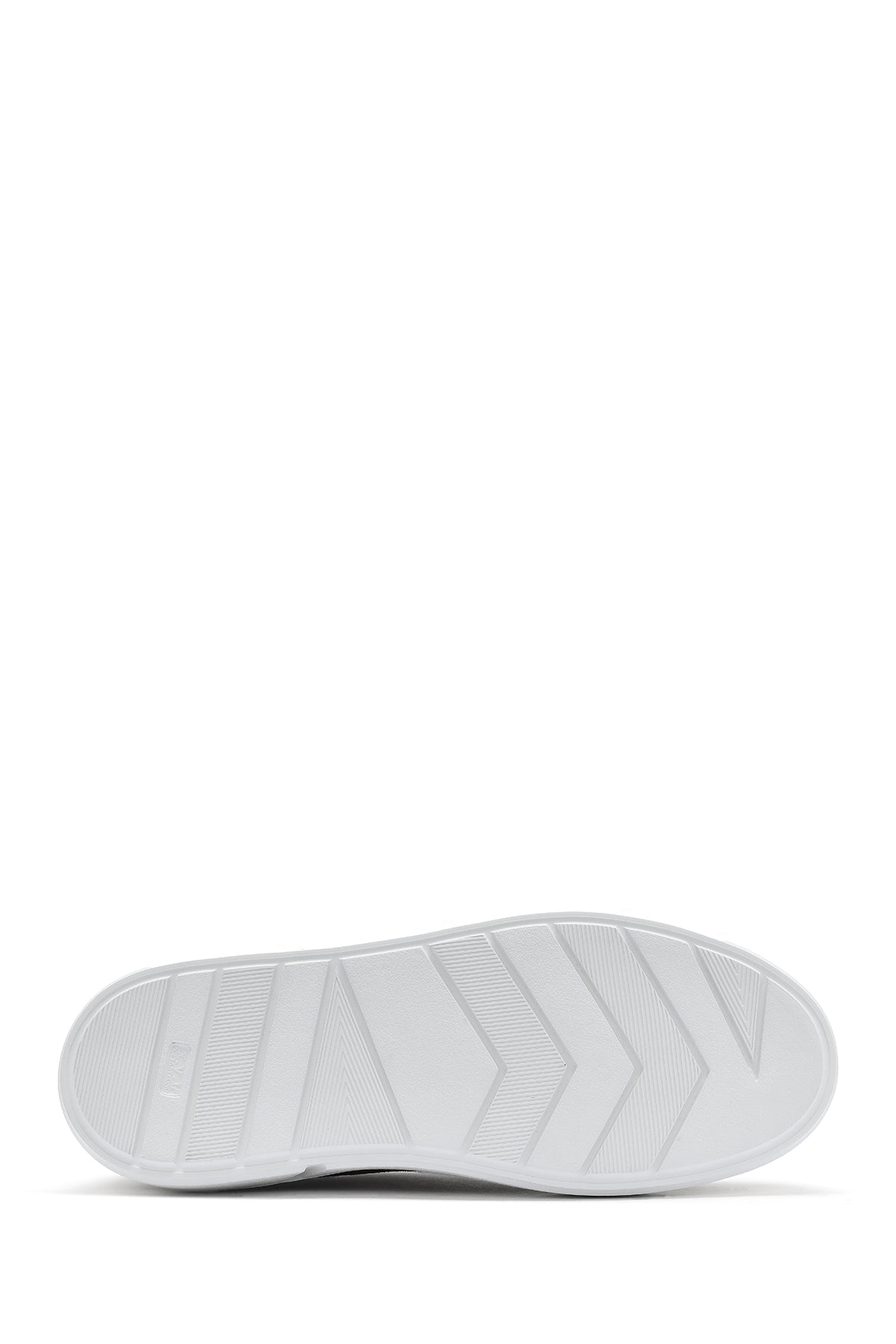Erkek Bej Bağcıklı Kalın Tabanlı Süet Deri Sneaker
