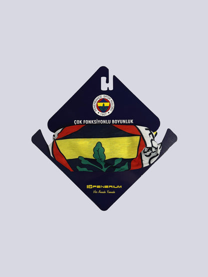 Fenerbahçe Sarı Lacivert Altı Renk Logolu Unisex Boyunluk