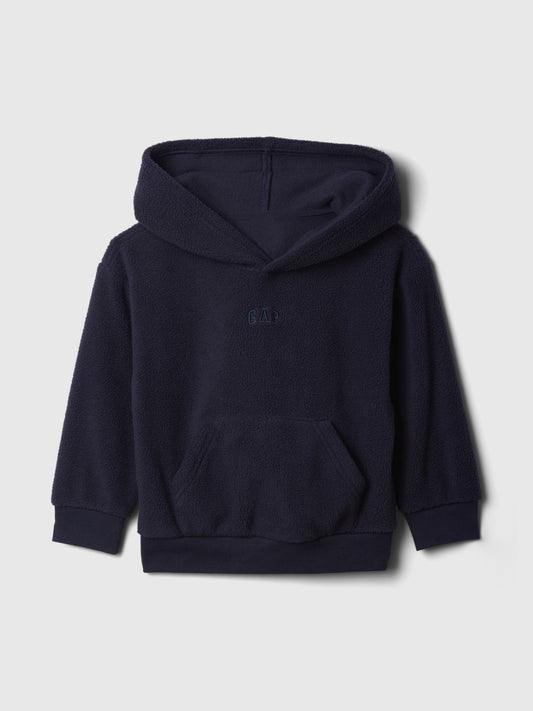 Lacivert Gap Logo Relaxed Fleece Sweatshirt