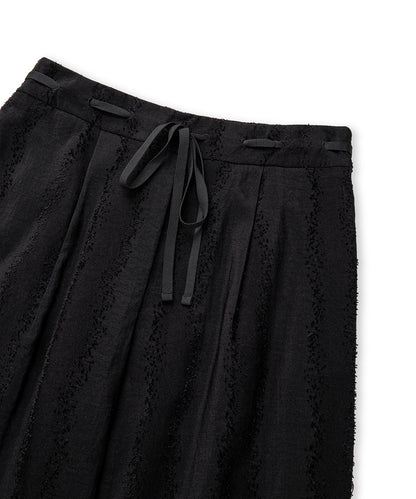 Jakarlı Wide Leg Pantolon