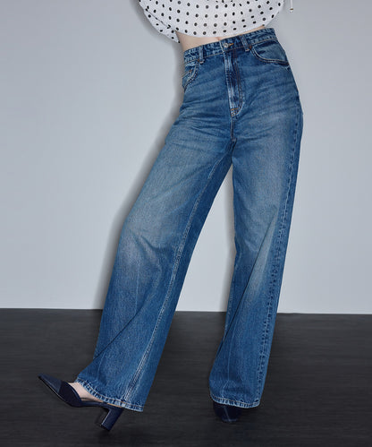 Wide Leg Jean Pantolon