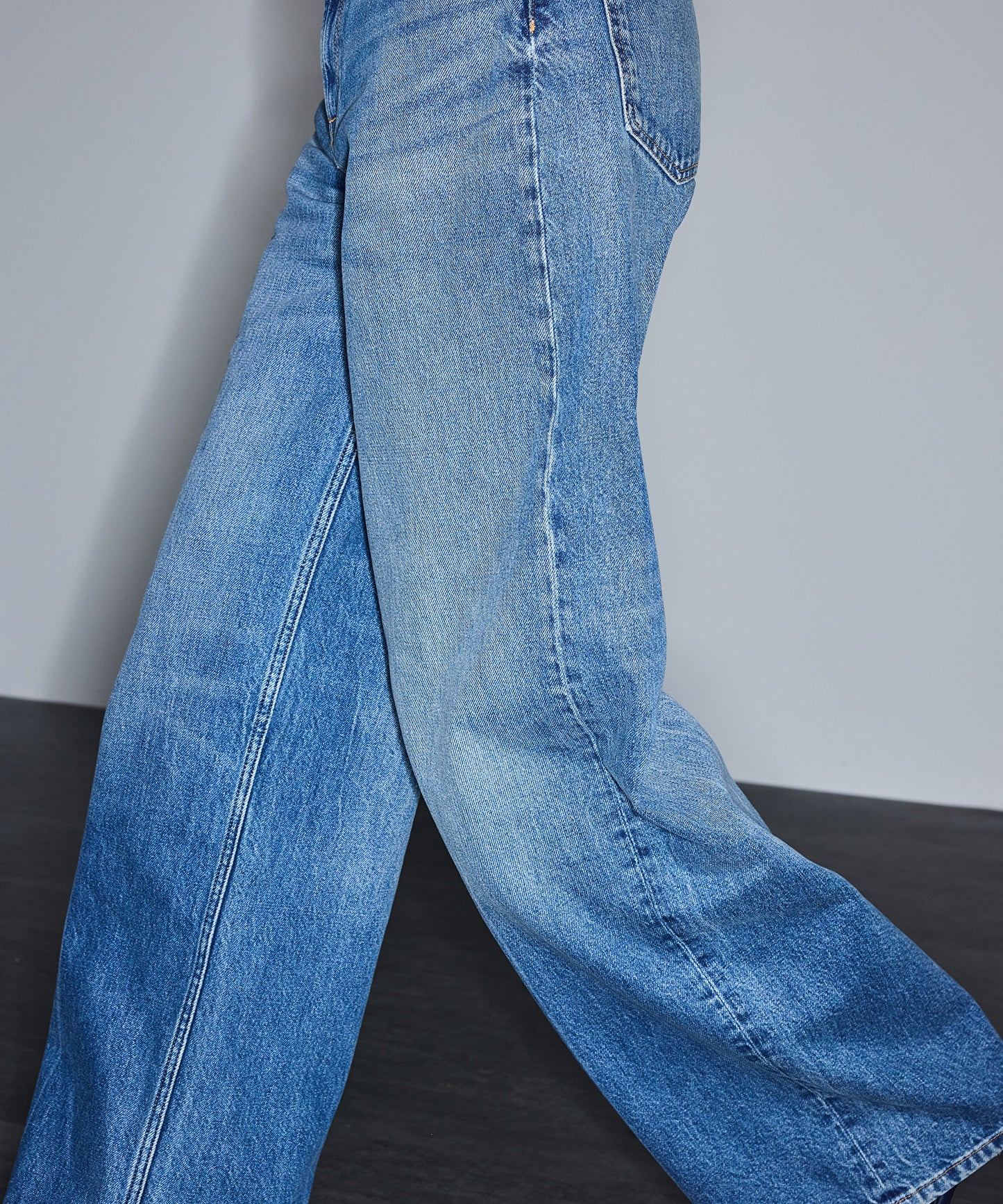 Wide Leg Jean Pantolon