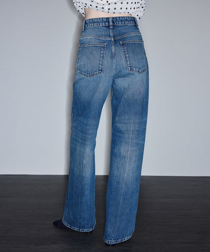 Wide Leg Jean Pantolon
