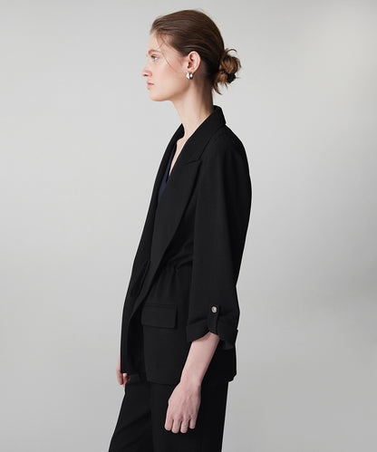 Belden Bağlamalı Blazer