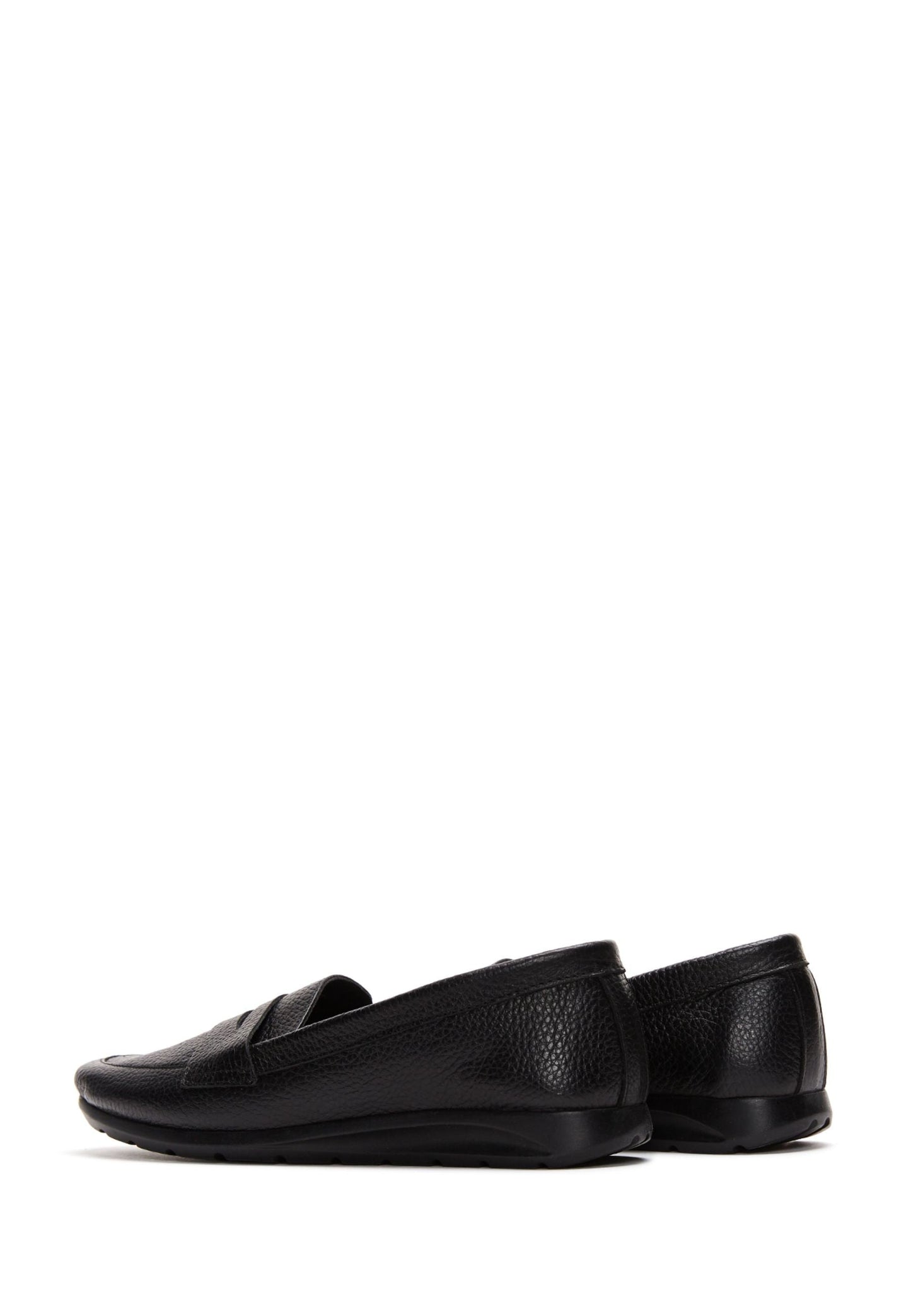 Kadın Siyah Deri Konfor Loafer