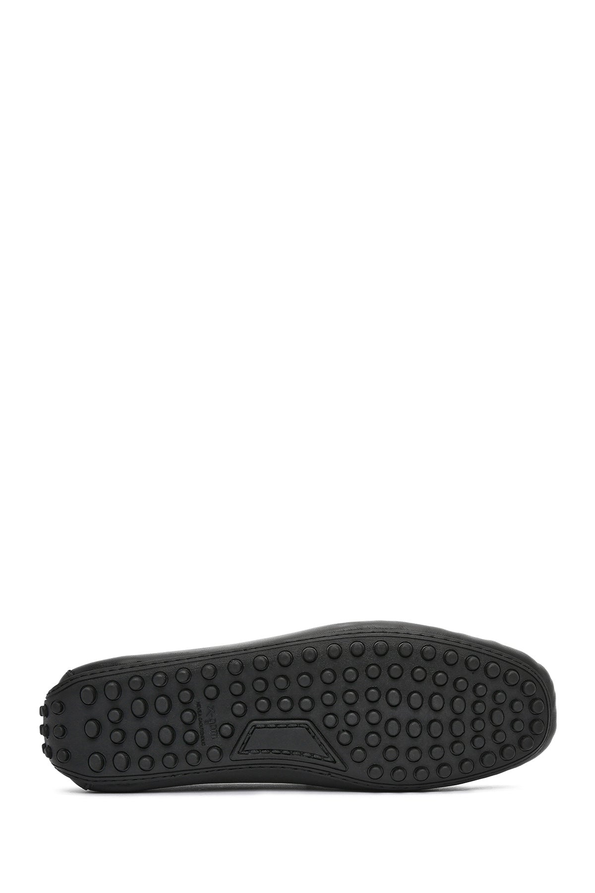 Erkek Siyah Tokalı Deri Loafer