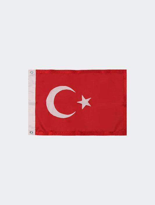Kırmızı 40x60 Türk Dörtgen Tekne Bayrak