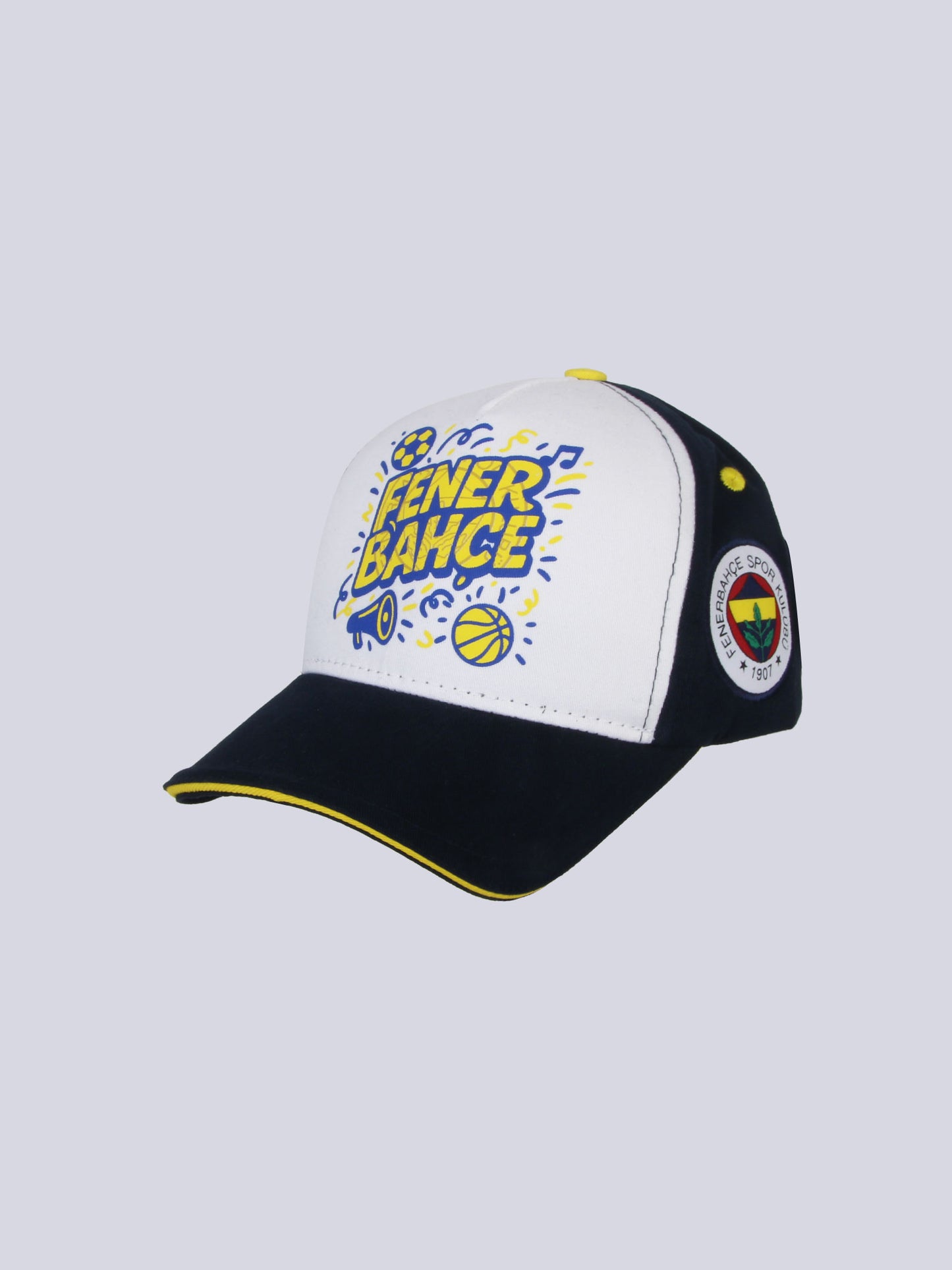 Fenerbahçe Lacivert Beyaz Konfeti Çocuk Şapka