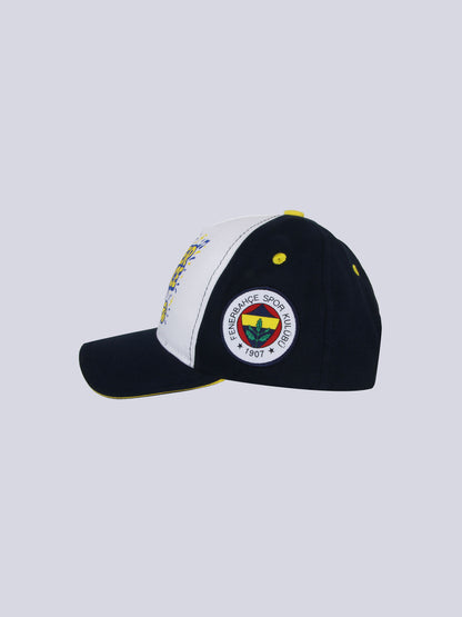 Fenerbahçe Lacivert Beyaz Konfeti Çocuk Şapka