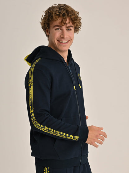 Fenerbahçe Lacivert Tribün Ekstraforlu Erkek Sweatshirt