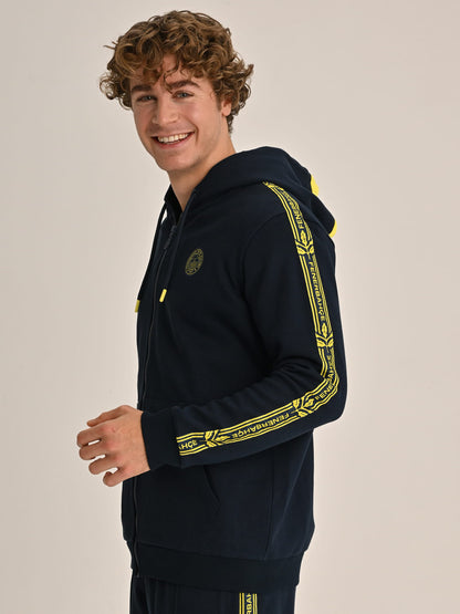 Fenerbahçe Lacivert Tribün Ekstraforlu Erkek Sweatshirt