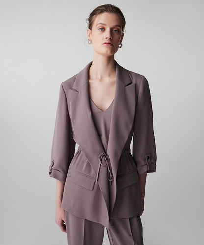 Belden Bağlamalı Blazer