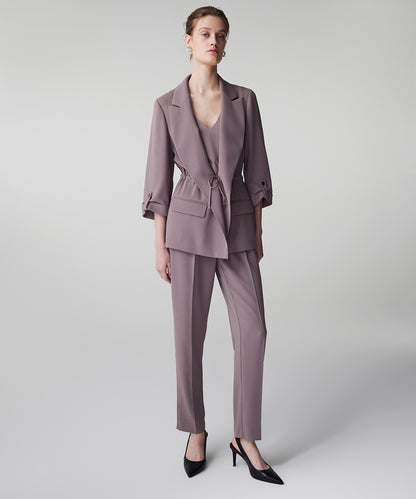 Belden Bağlamalı Blazer