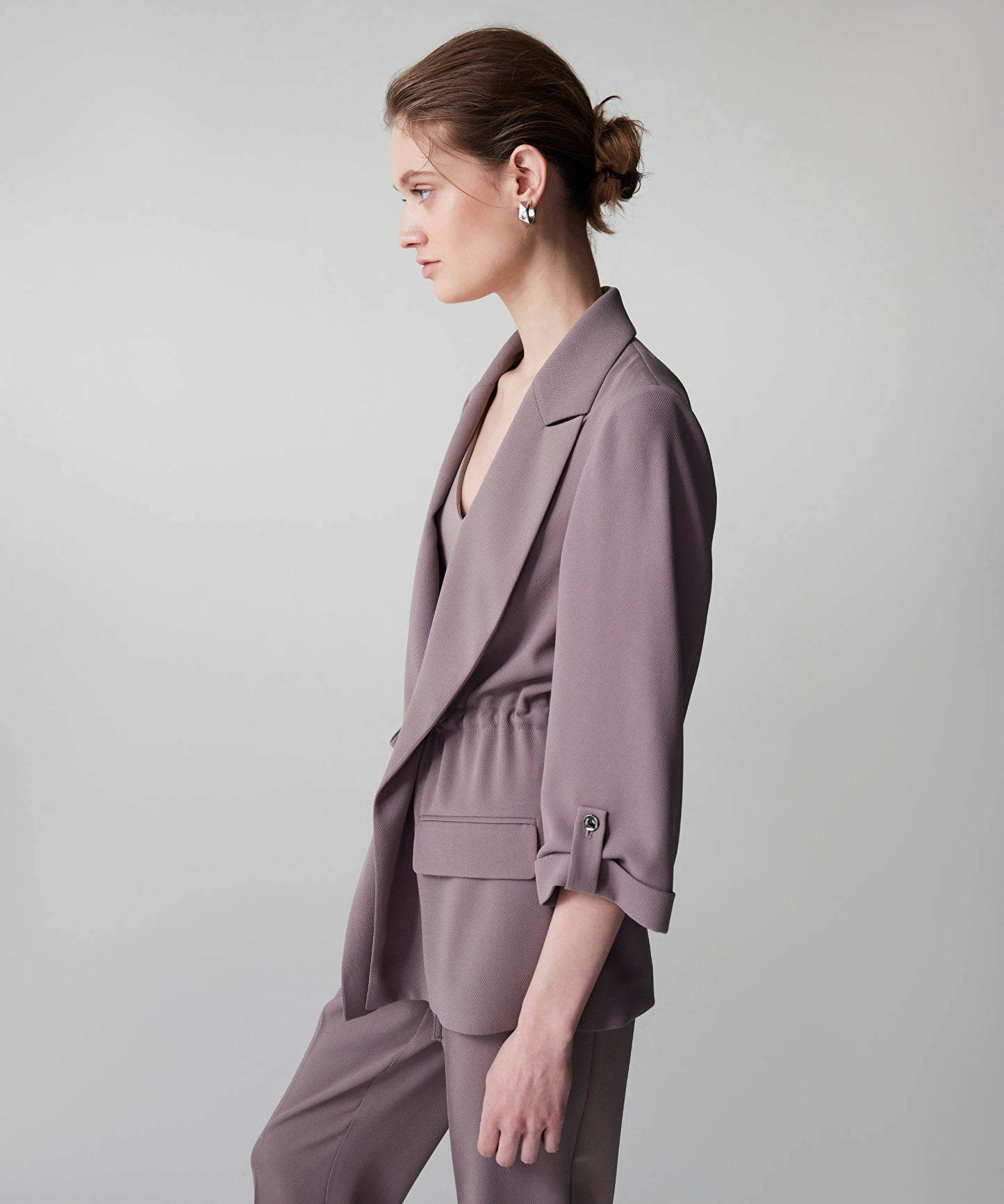 Belden Bağlamalı Blazer