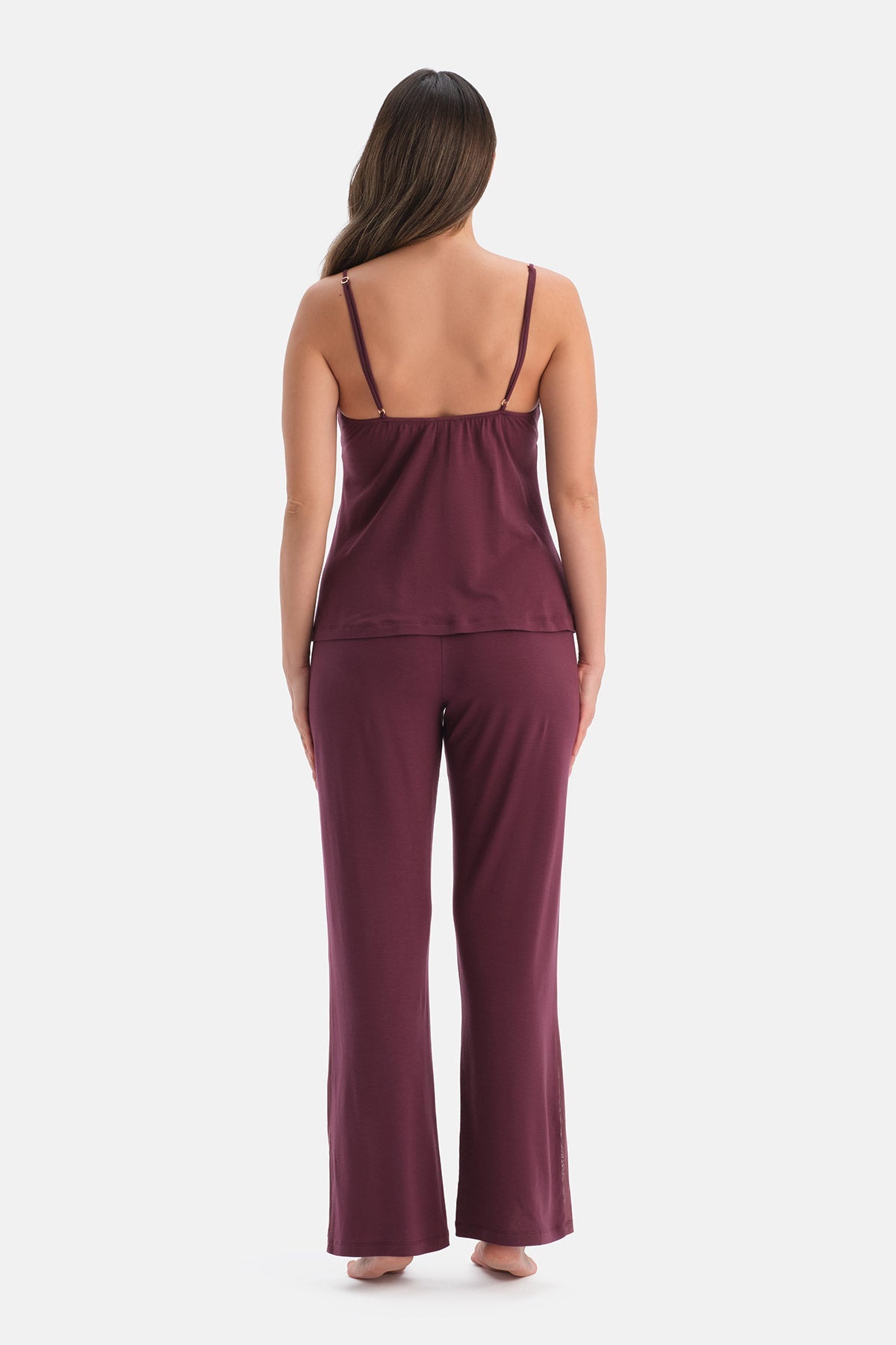 Bordo Basic Askılı Atlet