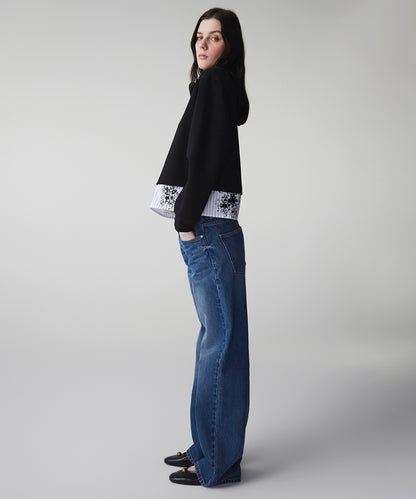 Çift Parça Görünüm Sweatshirt