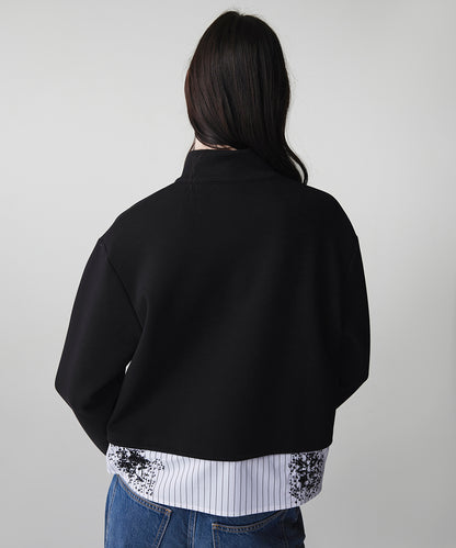 Çift Parça Görünüm Sweatshirt