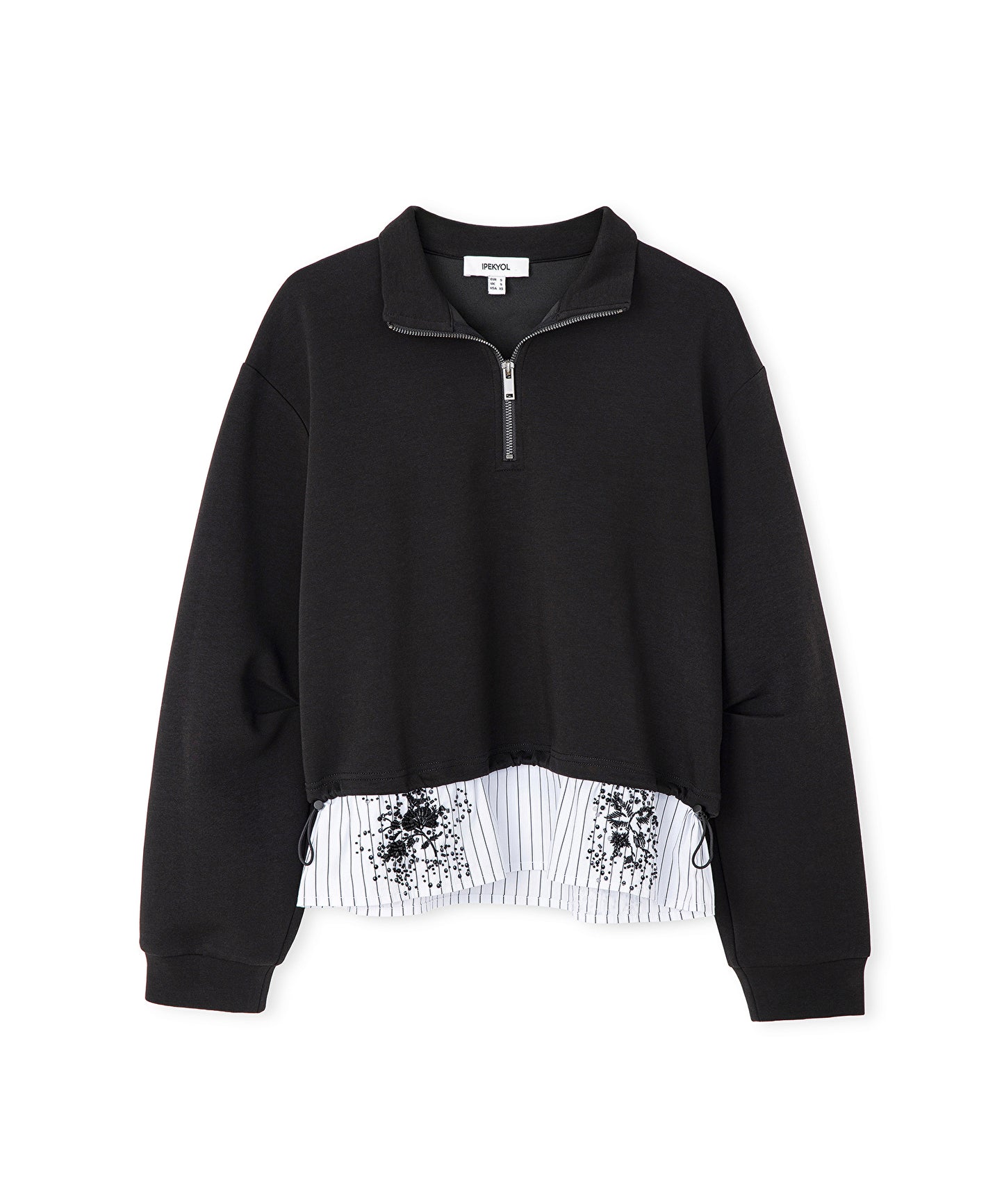 Çift Parça Görünüm Sweatshirt