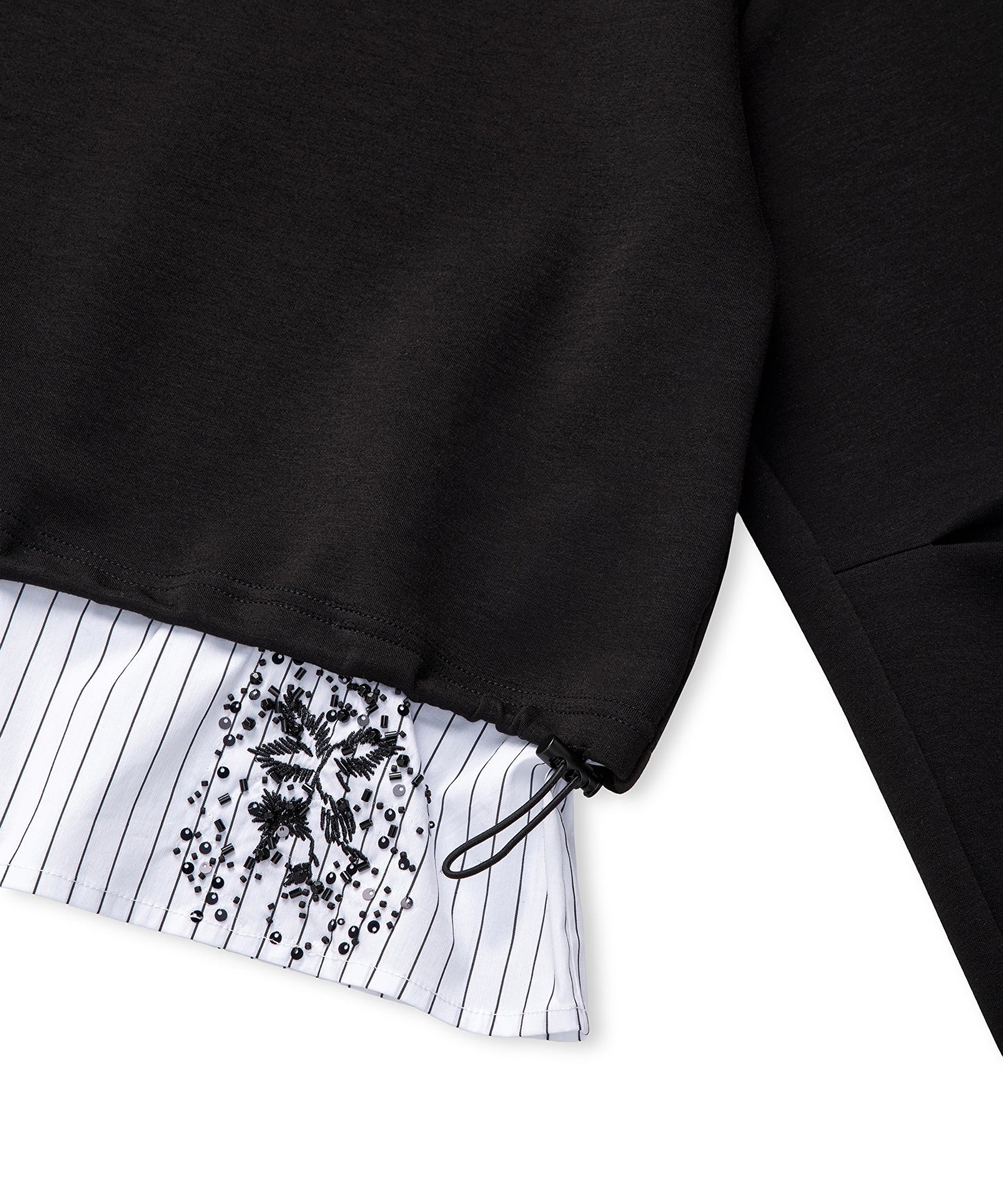 Çift Parça Görünüm Sweatshirt