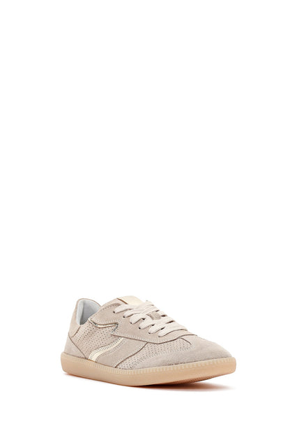 Kadın Bej Bağcıklı Süet Deri Sneaker