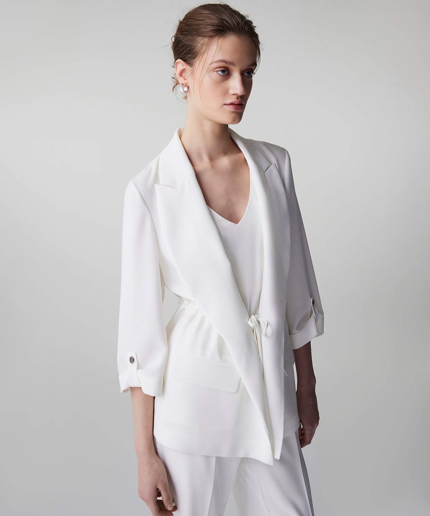 Belden Bağlamalı Blazer